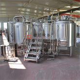 Industrial Brewing System 2000L equipamento da cerveja 3 Vessel Brewhouse